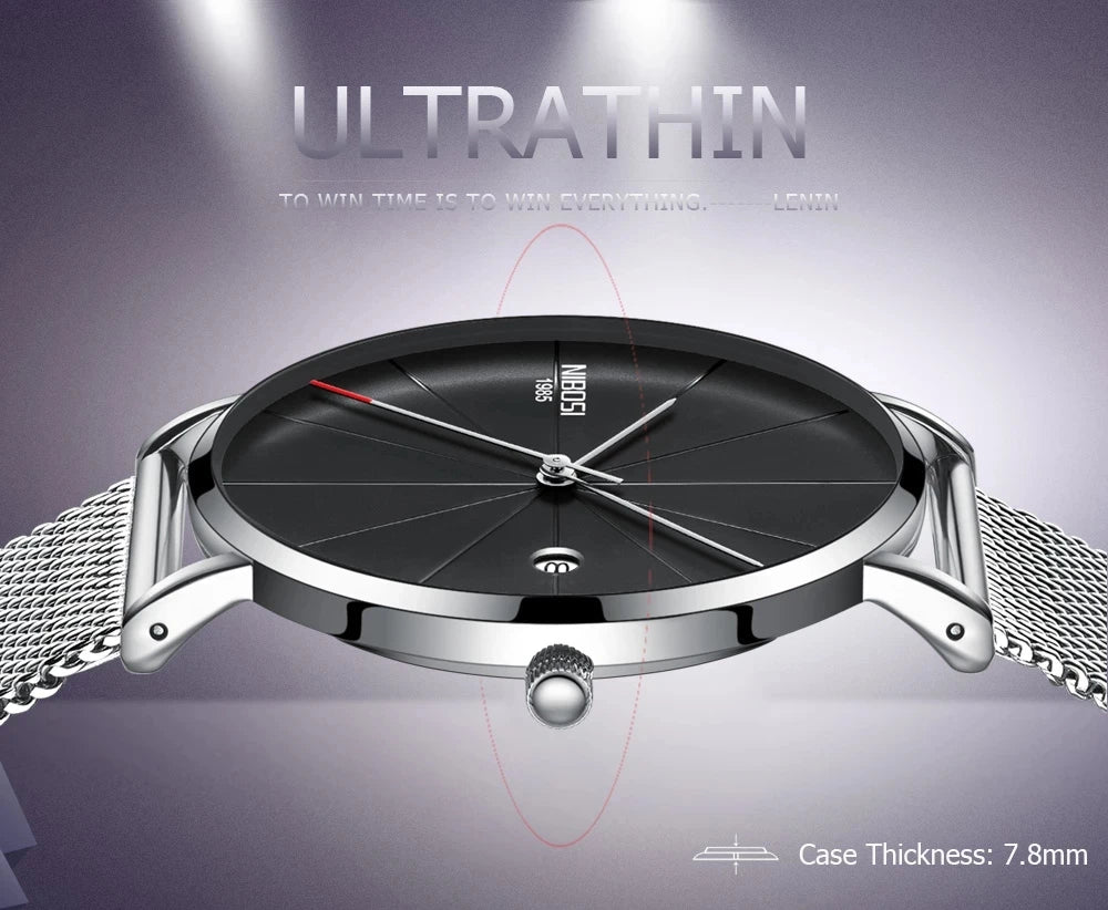 Quartz & Ultra Thin Watch