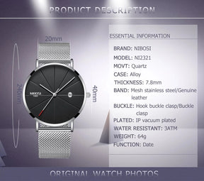 Quartz & Ultra Thin Watch