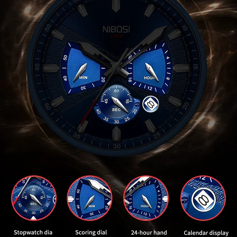 Waterproof & Quartz Watch 2508 Nibosi