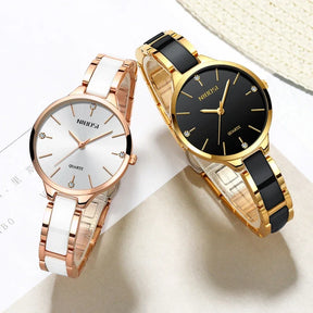 Ceramic Bracelet & Quartz Watch 2330