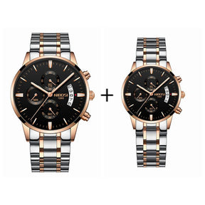 Couple Watches Quartz Waterproof 2309L Nibosi