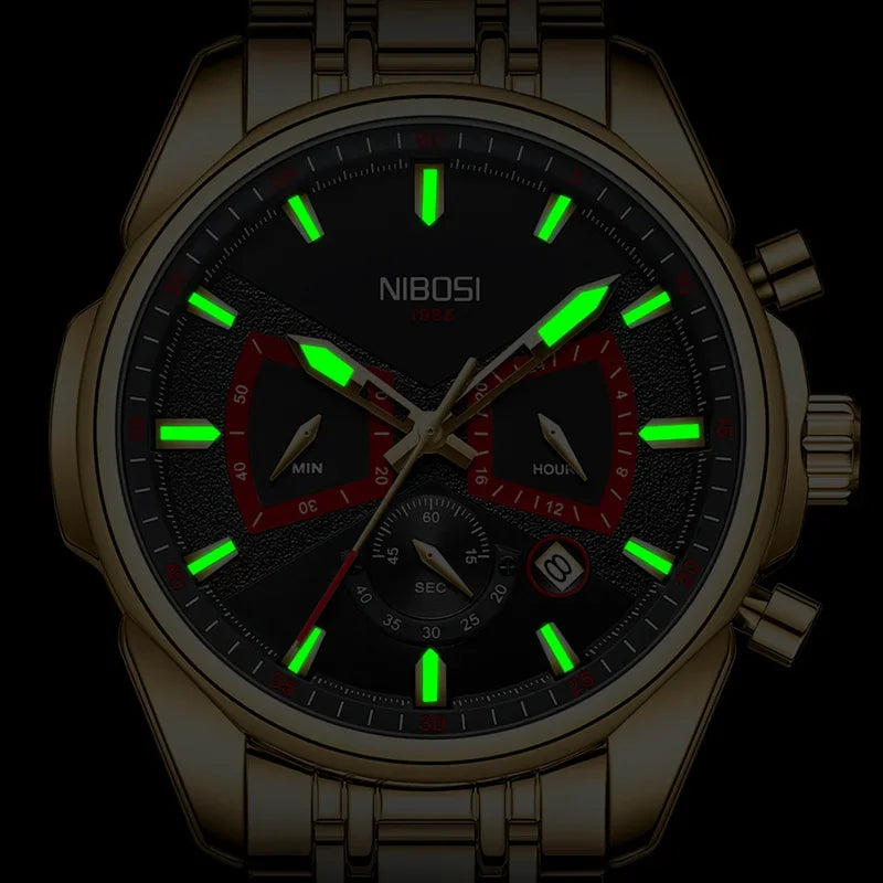 Waterproof & Quartz Watch 2508 Nibosi