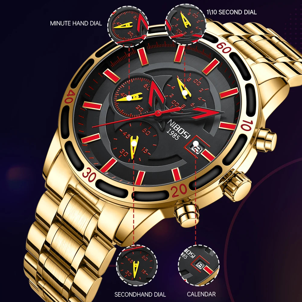 Fashionable Men's Watch 2568 Nibosi