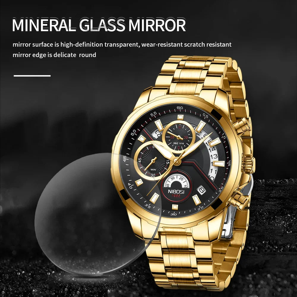 Waterproof & Quartz Watch 2576 Nibosi