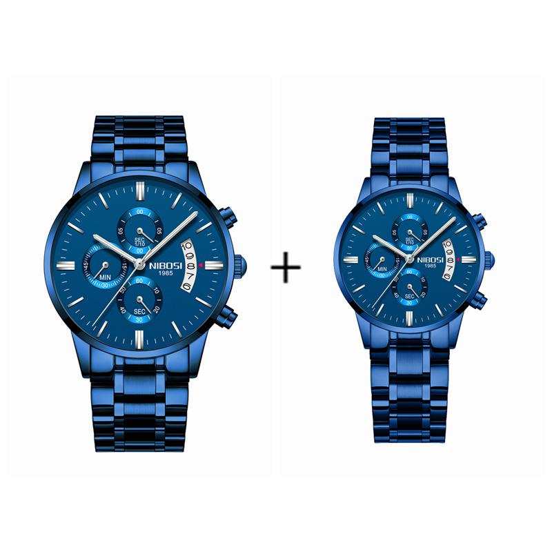 Couple Watches Quartz Waterproof 2309L Nibosi