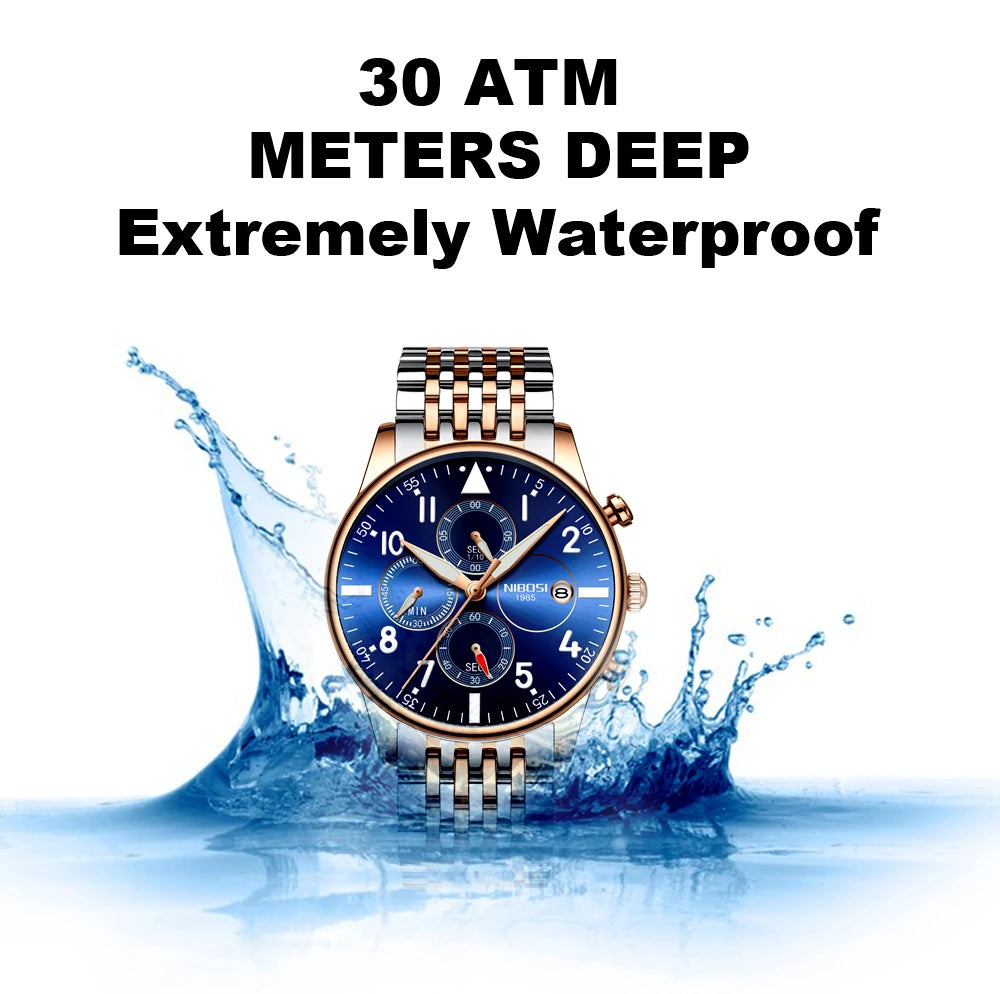 Business & Waterproof Watch 2368 Nibosi