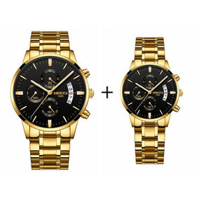 Couple Watches Quartz Waterproof 2309L Nibosi