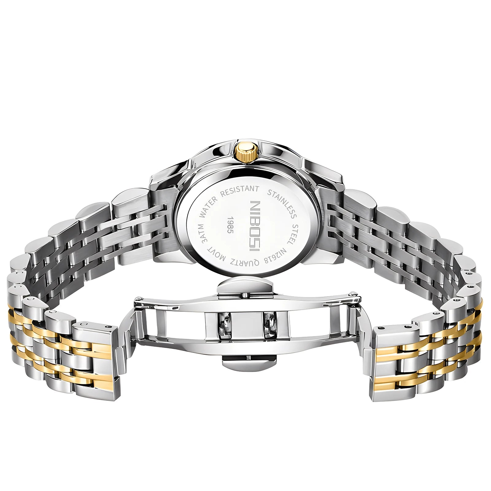 Quartz & Diamond Mirror Watch 2618 Nibosi