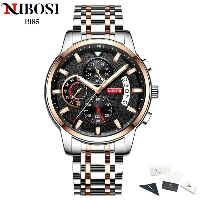 Stainless & Quartz Watch 2358 Nibosi