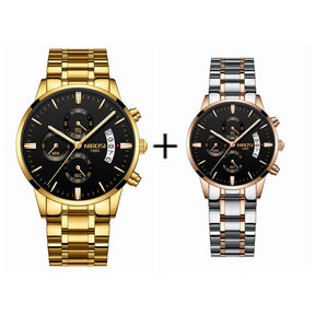 Couple Watches Quartz Waterproof 2309L Nibosi