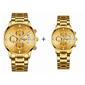 Couple Watches Quartz Waterproof 2309L Nibosi