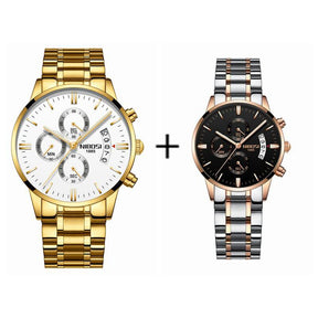 Couple Watches Quartz Waterproof 2309L Nibosi