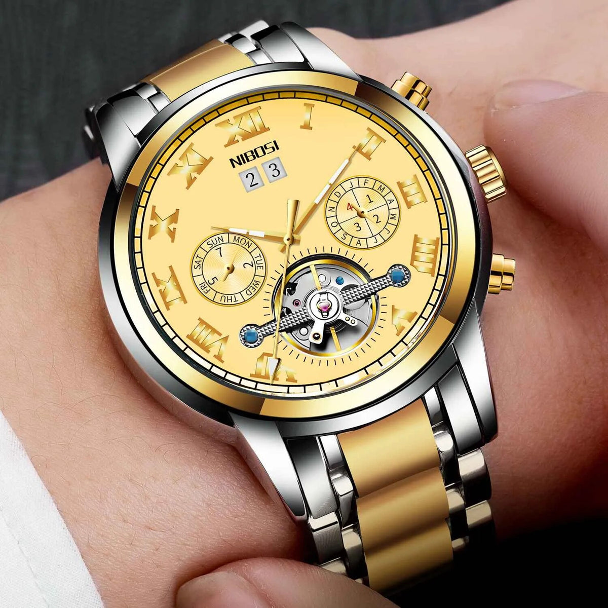 Automatic Mechanical Business Watch 2307 Nibosi