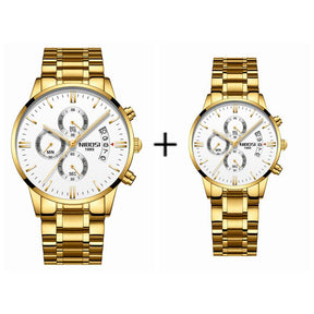 Couple Watches Quartz Waterproof 2309L Nibosi