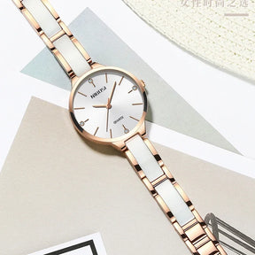 Ceramic Bracelet & Quartz Watch 2330