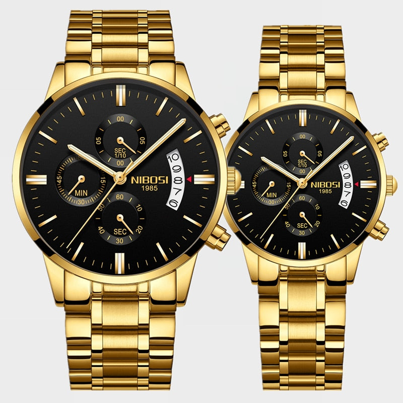 Couple Watches Quartz Waterproof 2309L Nibosi