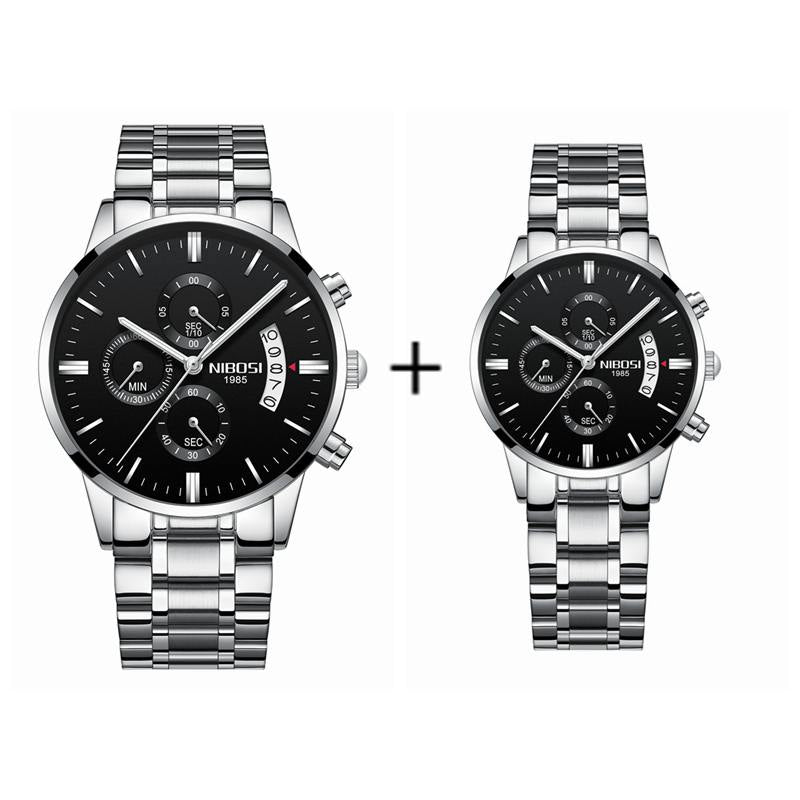 Couple Watches Quartz Waterproof 2309L Nibosi