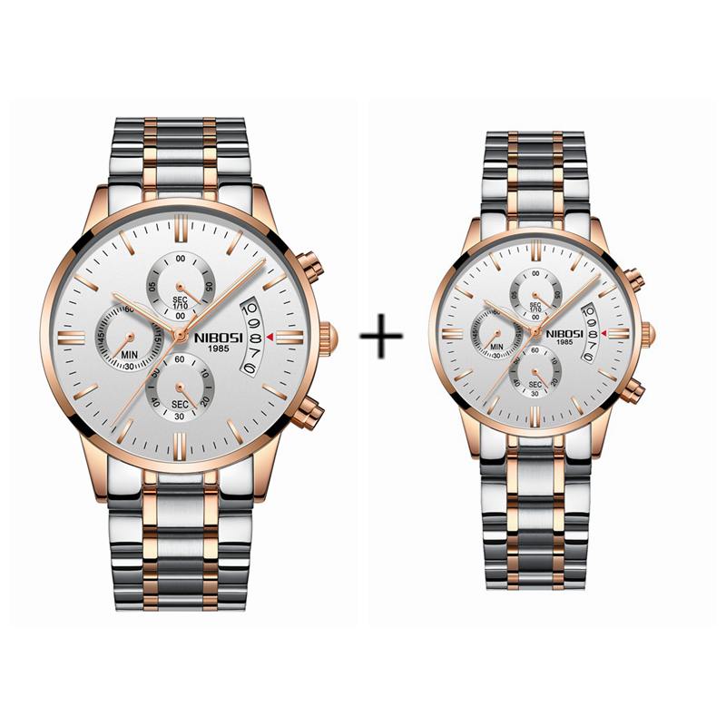 Couple Watches Quartz Waterproof 2309L Nibosi