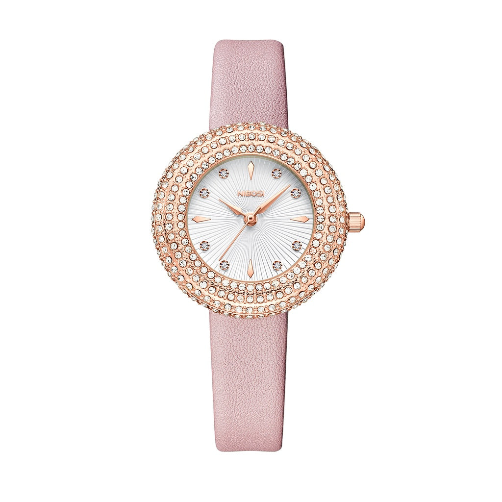 Diamond Stylish & Waterproof Watch 2561 Nibosi